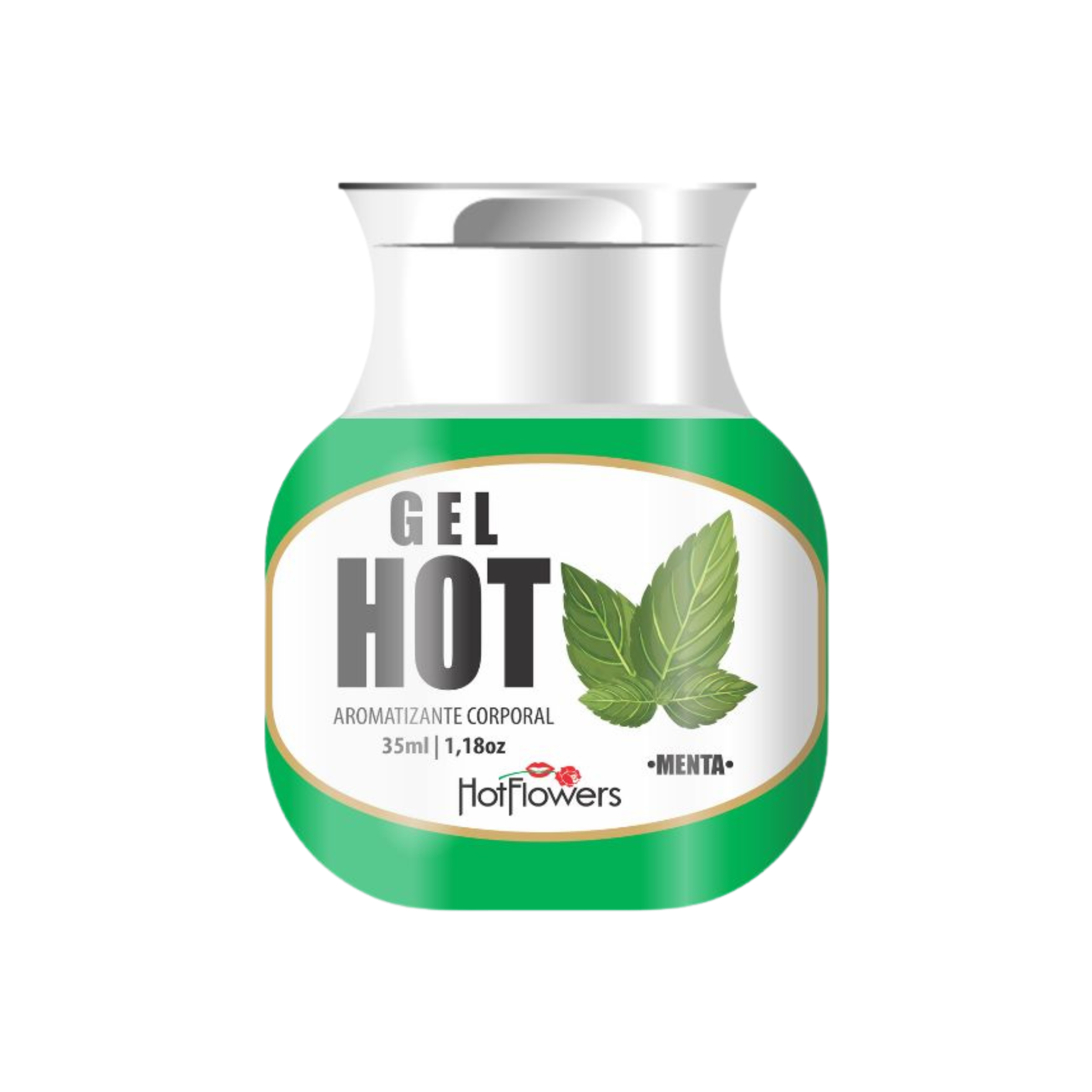 Gel Comestível – Gel para Sexo Oral com Efeito Quente e Sabores de Menta e Morango