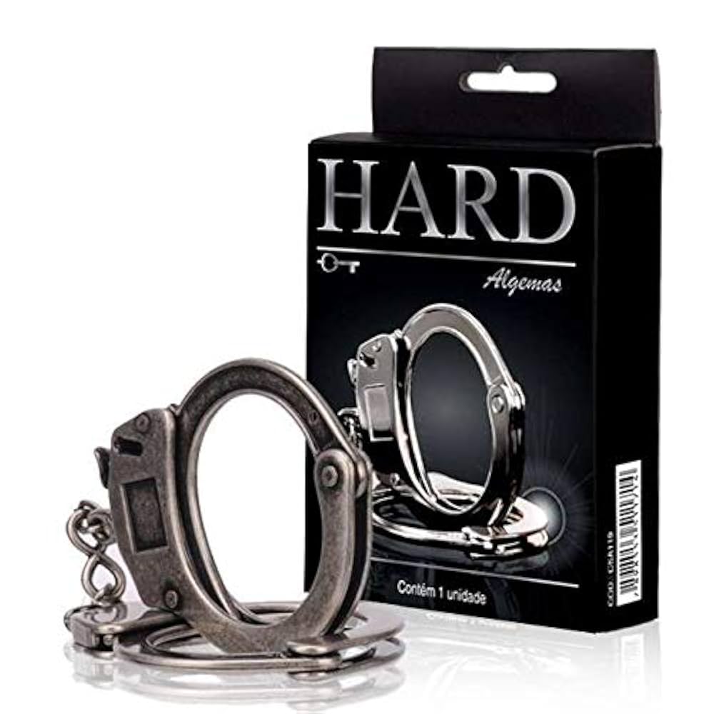 Algemas de Metal com Trava de Segurança e Chaves