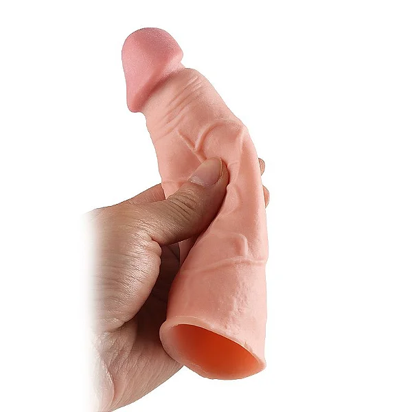 Capa Peniana Realística em Cyber Skin - 17 cm