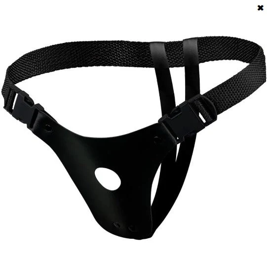 Cinta Peniana Ajustável para Prótese em Couro Sintético