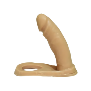 Anel Companheiro com Prótese para Dupla Penetração - 10 cm