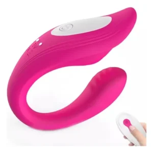 Vibrador de Casal para Clitóris e Ponto G - 12 Modos de Vibração