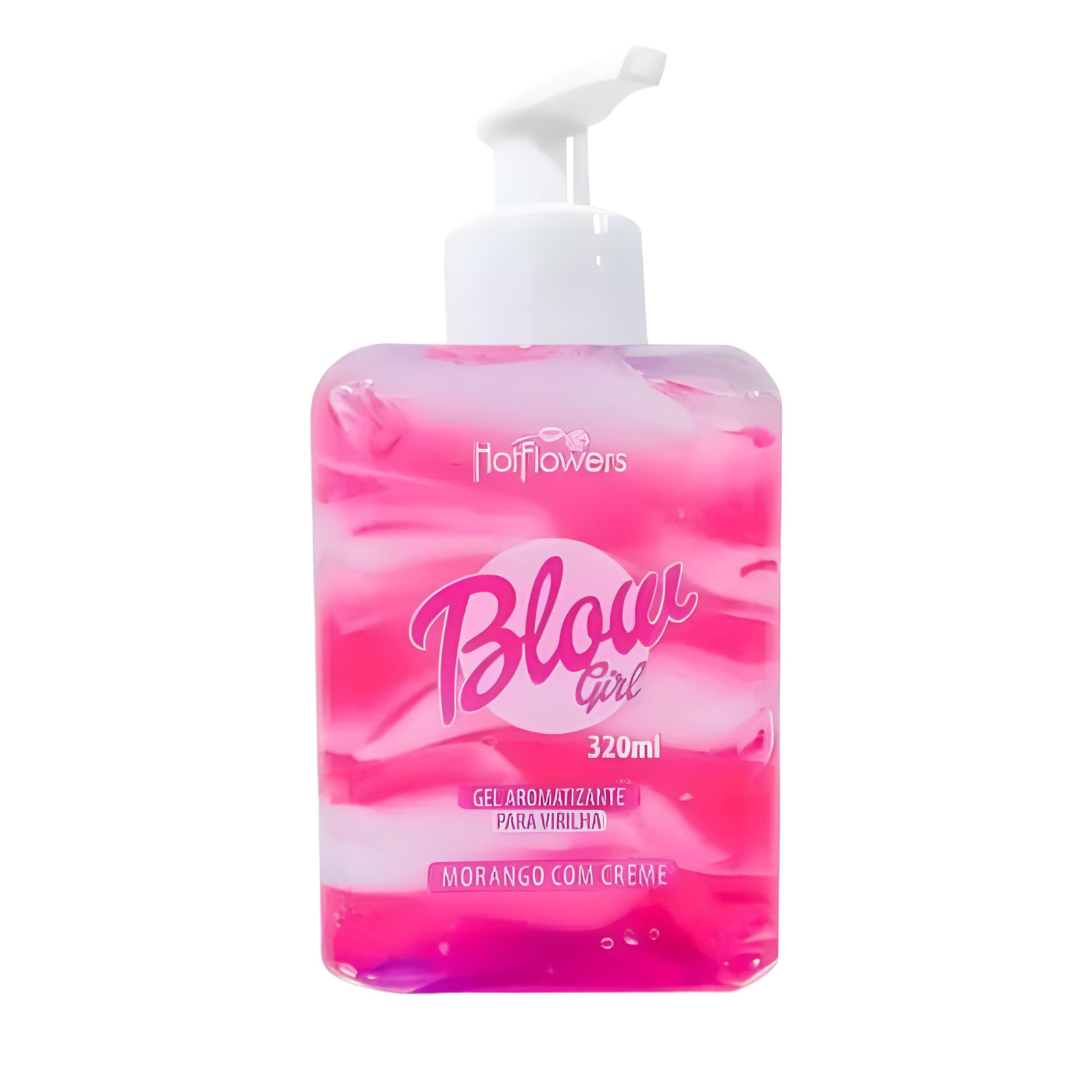 Blow Girl Gel Creme Íntimo Beijável Morango com Creme - 320ml