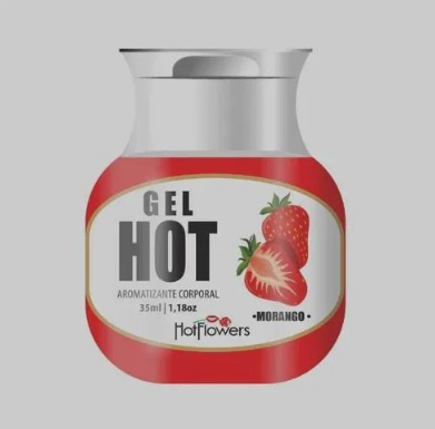 Gel Comestível – Gel para Sexo Oral com Efeito Quente e Sabores de Menta e Morango - Imagem 2