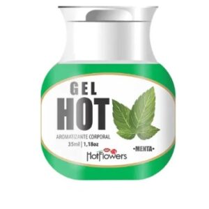 Gel Comestível – Gel para Sexo Oral com Efeito Quente e Sabores de Menta e Morango