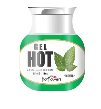 Gel Comestível – Gel para Sexo Oral com Efeito Quente e Sabores de Menta e Morango