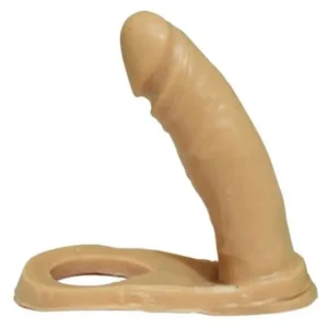 Anel Companheiro com Prótese para Dupla Penetração - 10 cm