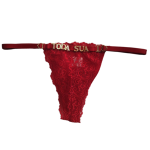 Calcinha Personalizada Com Frase Modelo Tanguinha